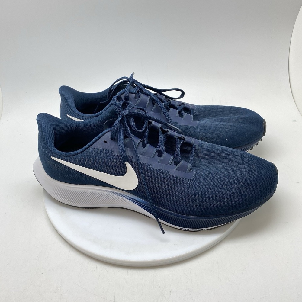 Nike Air Zoom Pegasus 37 Shoes Womens Size 12 Blue Running Sneakers CJ0506-401